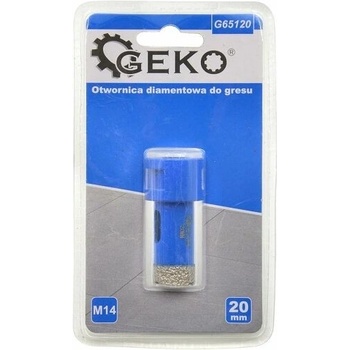 Diamantový korunkový vrták 20mm / M14 - GEKO G65120