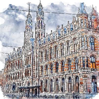 Fedkolor Amsterdam obraz barevná