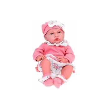 Jokomisiada Large 45 cm BOBAS girl doll soft and interactive pink set ZA5188