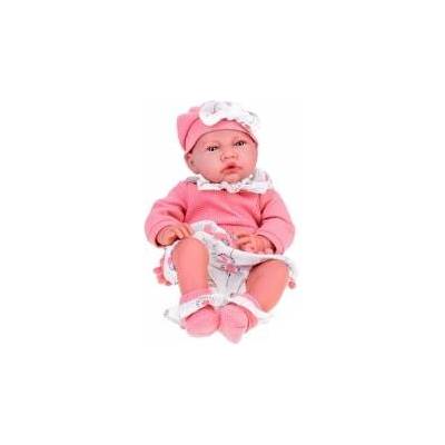 Jokomisiada Large 45 cm BOBAS girl doll soft and interactive pink set ZA5188