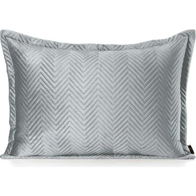 Takoy PREMIUM Povlak na polštář SIMONA z měkkého a matného sametu prošívaný do vzoru rybí kosti -HF-468064 | 50 x 70 cm