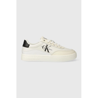 Calvin Klein Jeans Sneakersy Bold Vulc Flatf Low Lace Lth Ml YW0YW01294 čierna