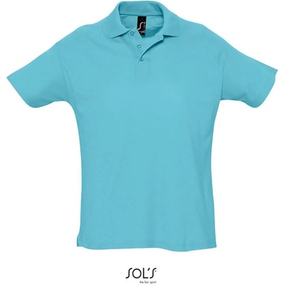 Sol´s Collection polokošile Summer II krátký rukáv COT-25134215900 modrá atol