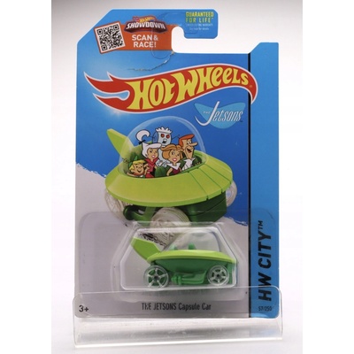 Mattel Hot Wheels Autíčko Jetsons Capsule Car 1:64