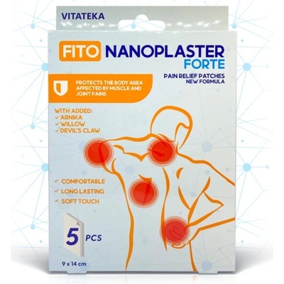 FITO NANOPLASTER FORTE náplasti na svaly a klouby 5 ks