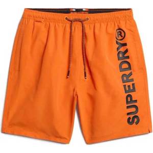 Superdry Бански гащета Superdry Sport Graphic 17´´ swimming shorts - Orange (Denver Orange)
