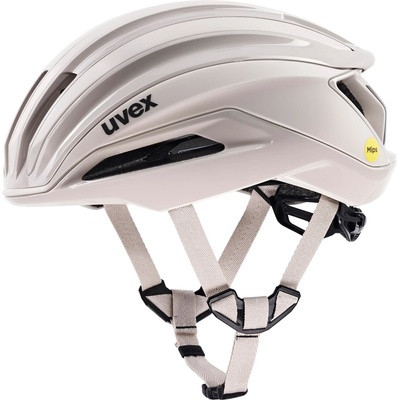 uvex Каска за шосейно колоездене Uvex Surge Aero Mips Bike helmet - Warm Grey Matt - размер 59-61 cm (851-1795-0612)