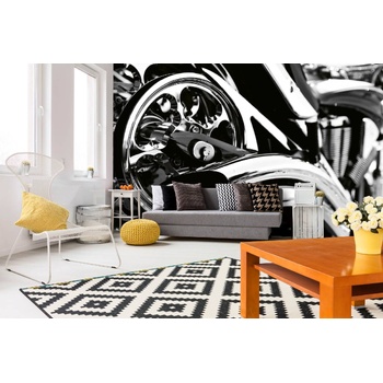 DIMEX ART s. r. o Самозалепваща се флизелинова фототапета блестящ мотоциклет 375 x 250 см