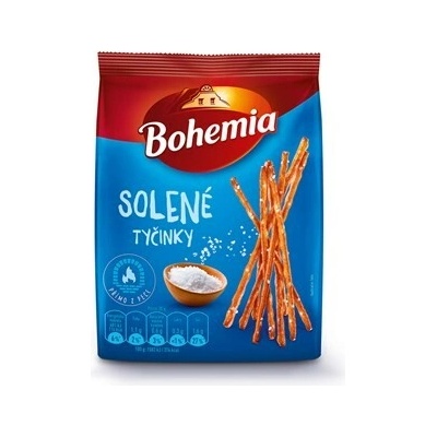 Bohémia Tyčinky solené 160 g