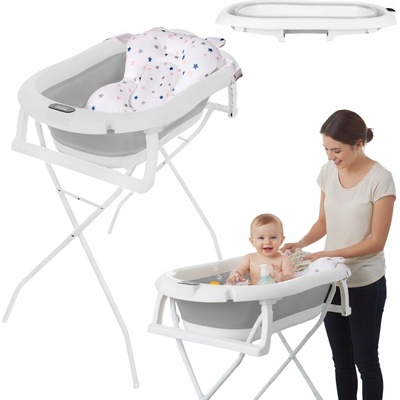 Primabobo Skládací vanička se stojanem Premium Šedá