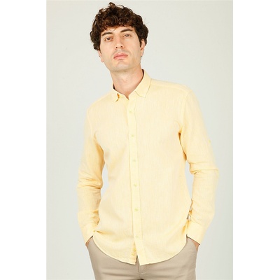 Centone Мъжка риза - Жълта 307364 (307364_Жълт)