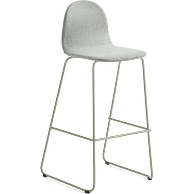 AJ Produkty Gander výška sedáku 790 mm polstrovaná zelenošedá