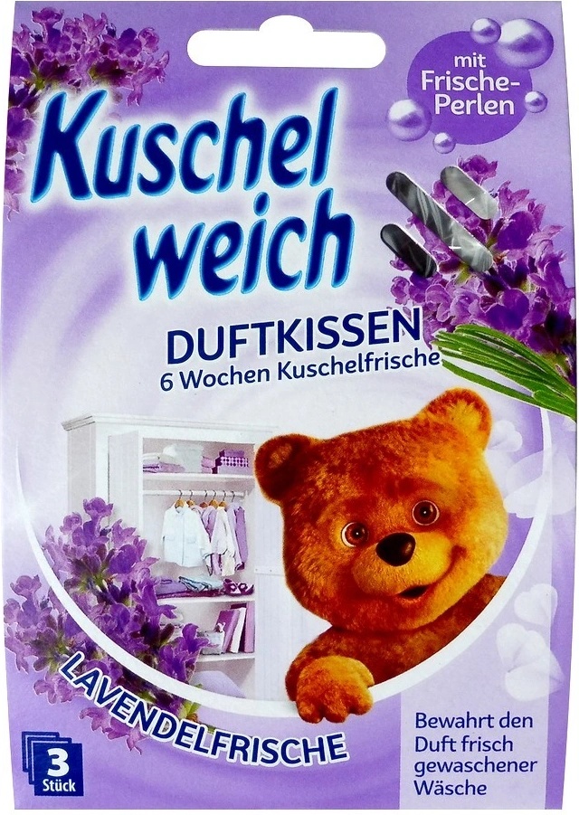 KUSCHELWEICH DUFTKISSEN Vonné polštářky do šatníku LAVENDEKFRISCHE (fialové) 3 ks