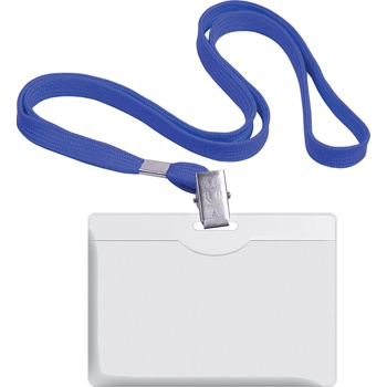 Forofis Бадж PVC хоризонтален + връзка син Forofis 91635