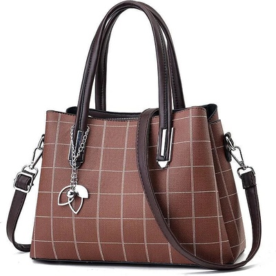 Charon Дамска Чанта Charon Everly, Различни цветове, Кафява (KD-65-BROWN)