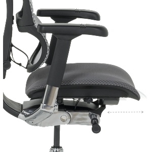 Ergohuman Ергономичен стол ergohuman ioo elite 2 - черна рамка - черен (3520667) - bay