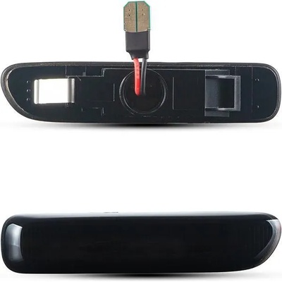 Диодни мигачи за калник за bmw e46 (1998-2001) - опушени с бягащ мигач (sa271d)