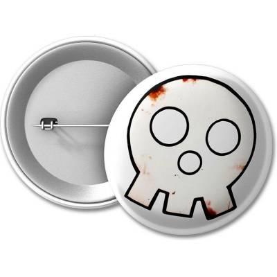 Fire Force placka logo Skull 50 mm
