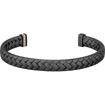 Hugo Boss Černý pevný náramek pro muže 1580673