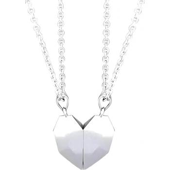 HARAHU Колие Magnet Heart - Сребърен KP26948 (26948)
