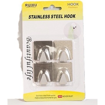 Метални самозалепващи закачалки 4бр (bzt1404f)