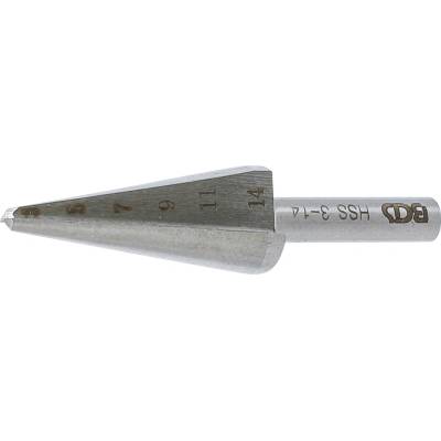 BGS 1620, Loupací vrták na plech s vysokým výkonem | velikost 1 | 3 - 14 mm