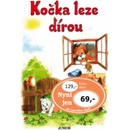 Kočka leze dírou