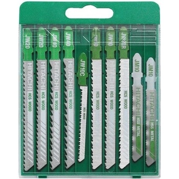 HITACHI sada plátků do přímočaré pily 10 ks 750049
