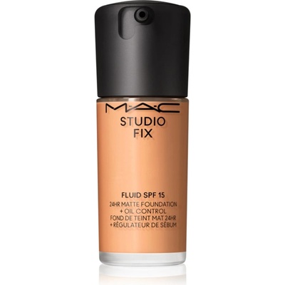 MAC Cosmetics Studio Fix Fluid SPF 15 24HR Matte Foundation + Oil Control матиращ фон дьо тен SPF 15 цвят C5 30ml