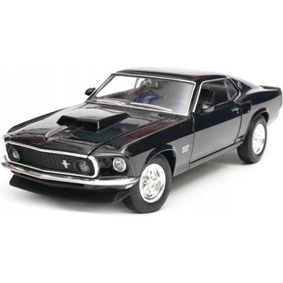 Welly Метална кола Welly - Ford Mustang Boss 429, 1: 24, черна (1DCTYWE0402406724D)