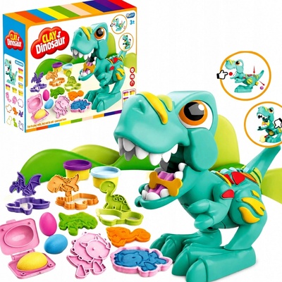 Kruzzel 22775 Stroj na vytláčanie modelíny Dinosaurus