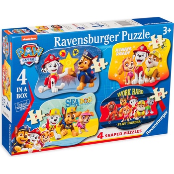 Ravensburger Пъзел Ravensburger 4 в 1 - Пес Патрул (6979)