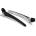 BraveHead Hair Clips Aluminium/Plastic Black 12 ks
