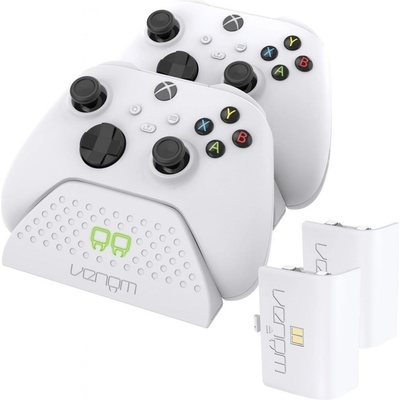 VENOM VS2871 Xbox Series S/X & One White Twin Docking Station + 2 baterie – Zboží Živě