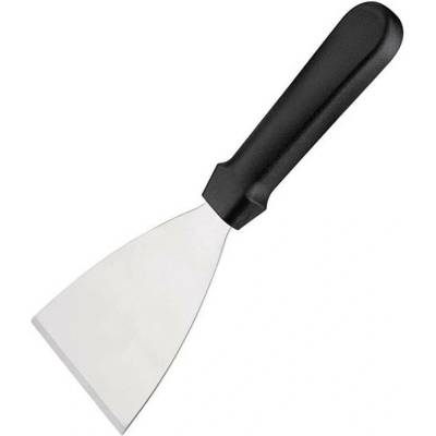 škrabka-obracečka 25x10cm gril., BLACK, NR/plast