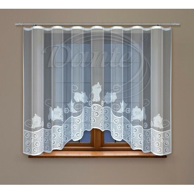 Kusová záclona KOČKY - 140 x 300 cm