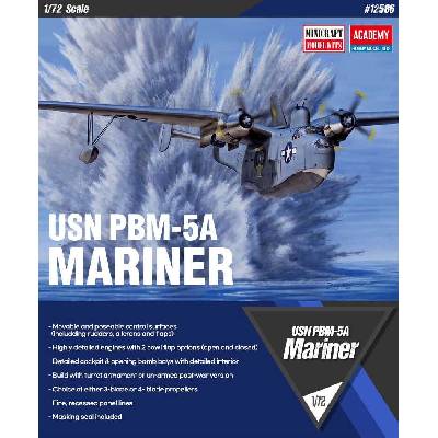 Academy Model Kit lietadlo 12586 USN PBM5A MARINER 1:72