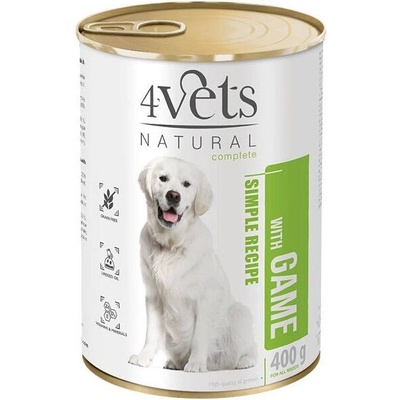 4Vets NATURAL Simple Recipe with Game 400 г