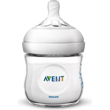 Philips Avent Štartovacia sada Natural 4 x fľaša + kefa + cumlík Transparentná