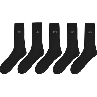 Giorgio Мъжки чорапи Giorgio 5 Pack Classic Sock Mens Plus - Black