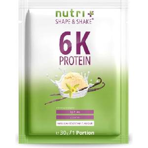 nutri + Пробен размер на веган протеин на прах 6K - Vanilla Ice Cream