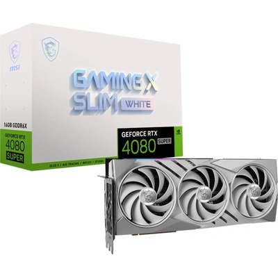 MSI GeForce RTX 4080 SUPER GAMING X SLIM WHITE 16GB gddr6x 256bit (V511-220R)
