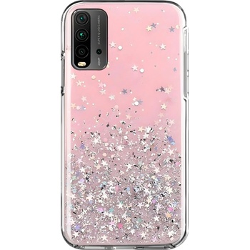 Wozinsky Силиконов калъф Wozinsky Star Glitter за Xiaomi Poco F3/Redmi K40/Redmi K40 Pro/Redmi K40 Pro+ - Светлорозов KP8749 (8749)
