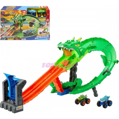 Hot Wheels Monster Trucks dráha Dračí zkáza JFR06 TV