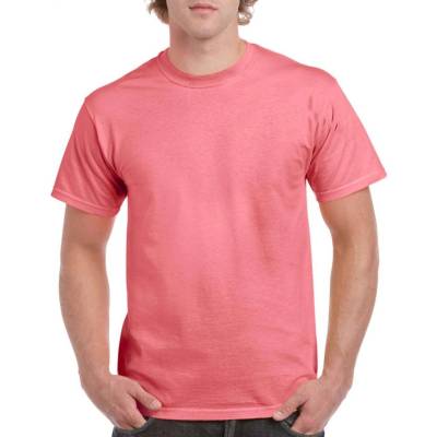 Bavlněné tričko HAMMER korálová růžová hedvábná