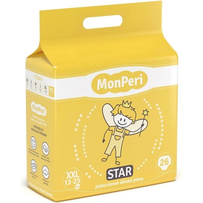 MonPeri STAR XXL 13-25 kg 26 ks