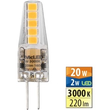 McLED LED G4, 12V, 2W, 3000K, 220lm