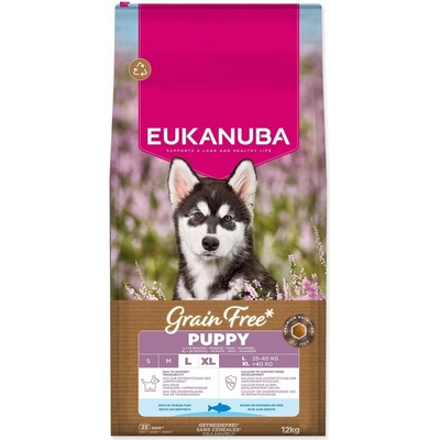 Eukanuba Grain Free Puppy Large & Giant Ocean Fish 2 x 12 kg