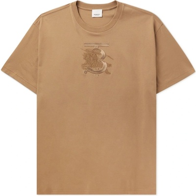 Burberry tristan Camel tričko Hnědá