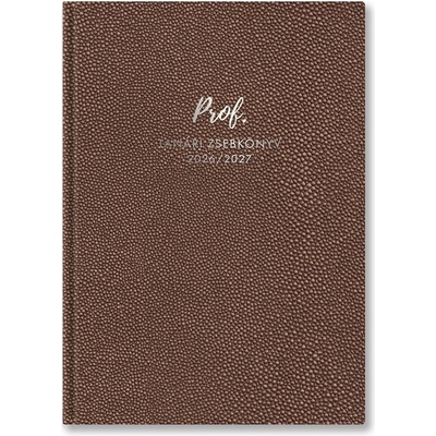 TopTimer Джобна книга за учителя TOPTIMER Prof PU кожена корица A/5 седмична 145x205 mm Бронз 2026-2027 27P100T-B01 (27P100T-B01)